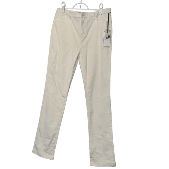 Classic Prep Other - Classic Prep girls winter white corduroy pants sz 14 NWT Adjustable waist